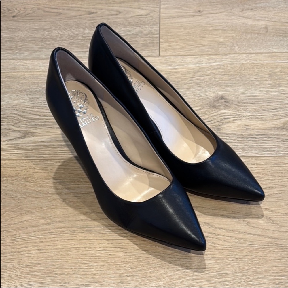 Vince Camuto Black Heels Classic Shoes Pointed Toe